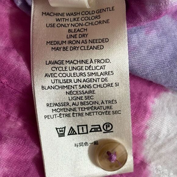 Pilcro Janesse Tie-Dye Buttondown Anthropologie - Picture 7 of 15